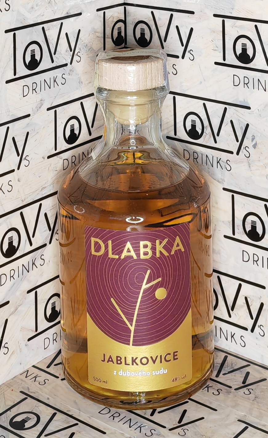 Dlabka Jablkovice z dubového sudu 48% 500ml