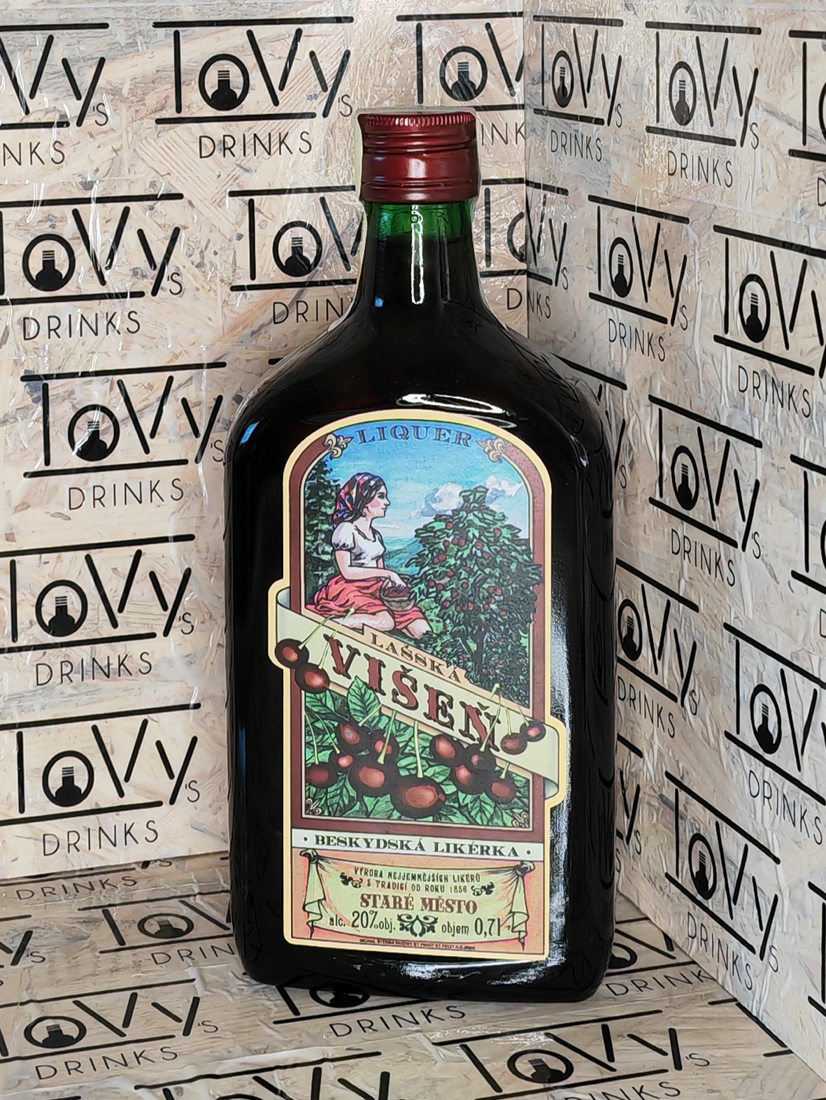Lašská višeň likér 20% 0,7l