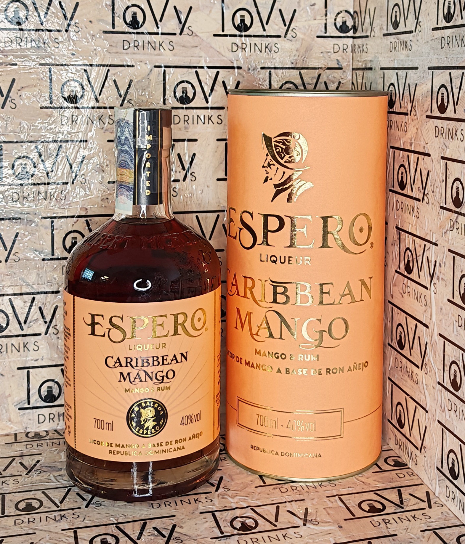 Ron Espero Caribbean Mango & Rum 40% 0,7l