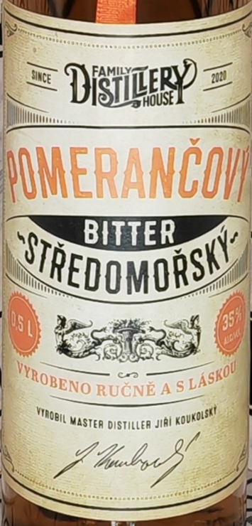 Pomerančový bitter středomořský 35% 0,5l