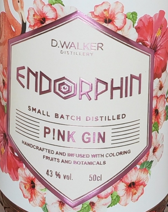 Endorphin Pink Gin 43% 0,5l