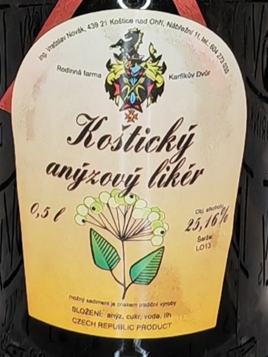 Koštický anýzový likér 25,16% 0,5l