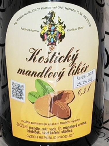 Koštický mandlový likér 25,1% 0,5l