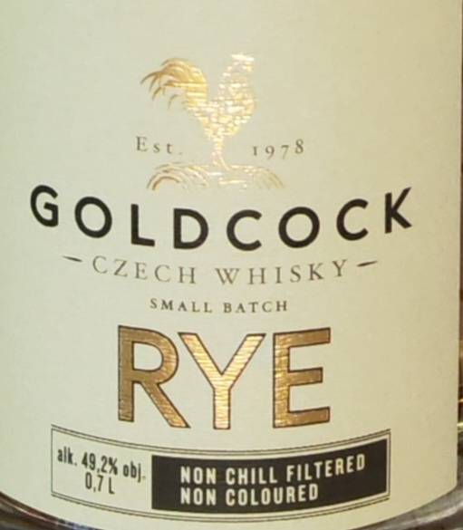 GoldCock Rye Whisky 49,2% 0,7l
