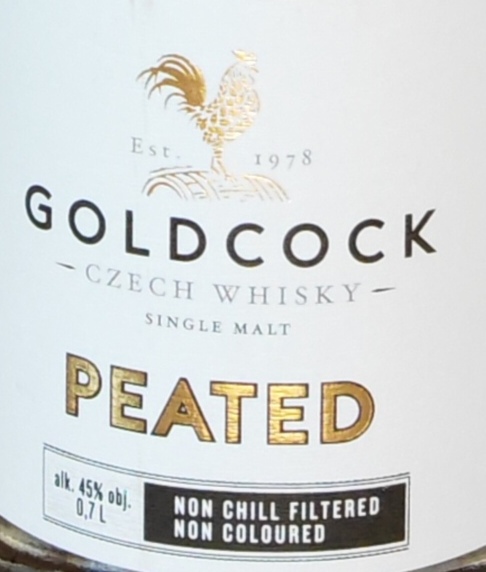 GoldCock Peated Whisky 45% 0,7l