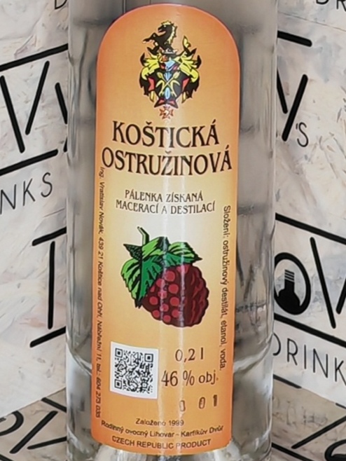 Koštická ostružinová pálenka 46% 0,2l