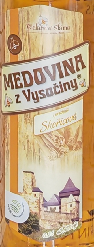 Medovina z Vysočiny skořicová 13% 0,5l