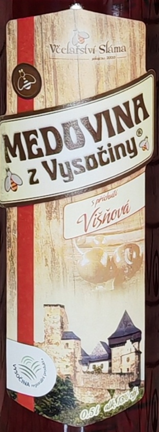 Medovina z Vysočiny višňová 13% 0,5l