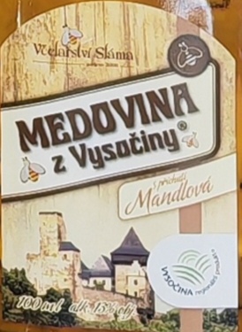 Medovina z Vysočiny mandlová 13% 0,1l