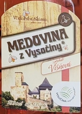 Medovina z Vysočiny višňová 13% 0,1l