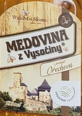 Medovina z Vysočiny ořechová 13% 0,1l