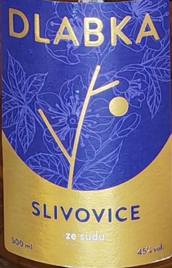 Dlabka Slivovice ze sudu 45% 500ml