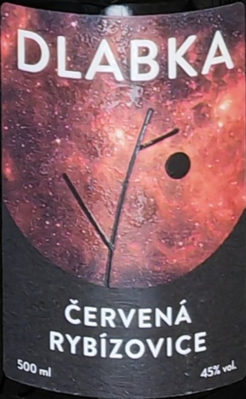 Dlabka Červená rybízovice 45% 500ml