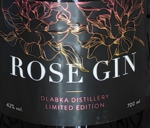 Dlabka Rose GIN 42% 700ml