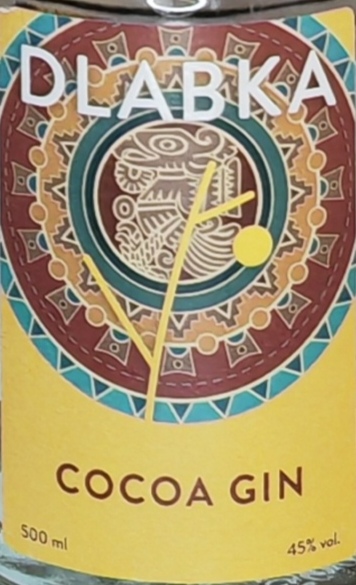 Dlabka Cocoa GIN 45% 500ml