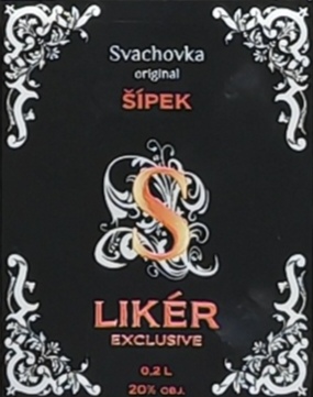 Exclusive Likér Šípek 20% 0,2l