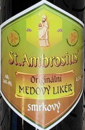 St. Ambrosius medový likér smrkový 36% 0,5l