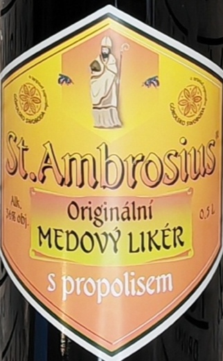 St. Ambrosius medový likér s propolisem 36% 0,5l