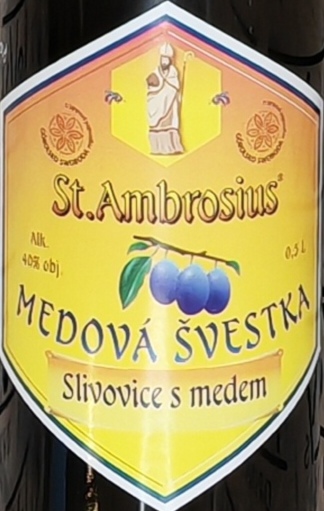 St. Ambrosius slivovice s medem 40% 0,19l