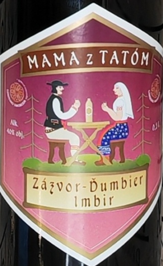 Mama z tatóm medový likér se zázvorem 40% 0,5l
