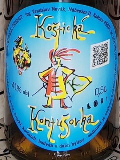 Koštická kontušovka 41% 0,5l