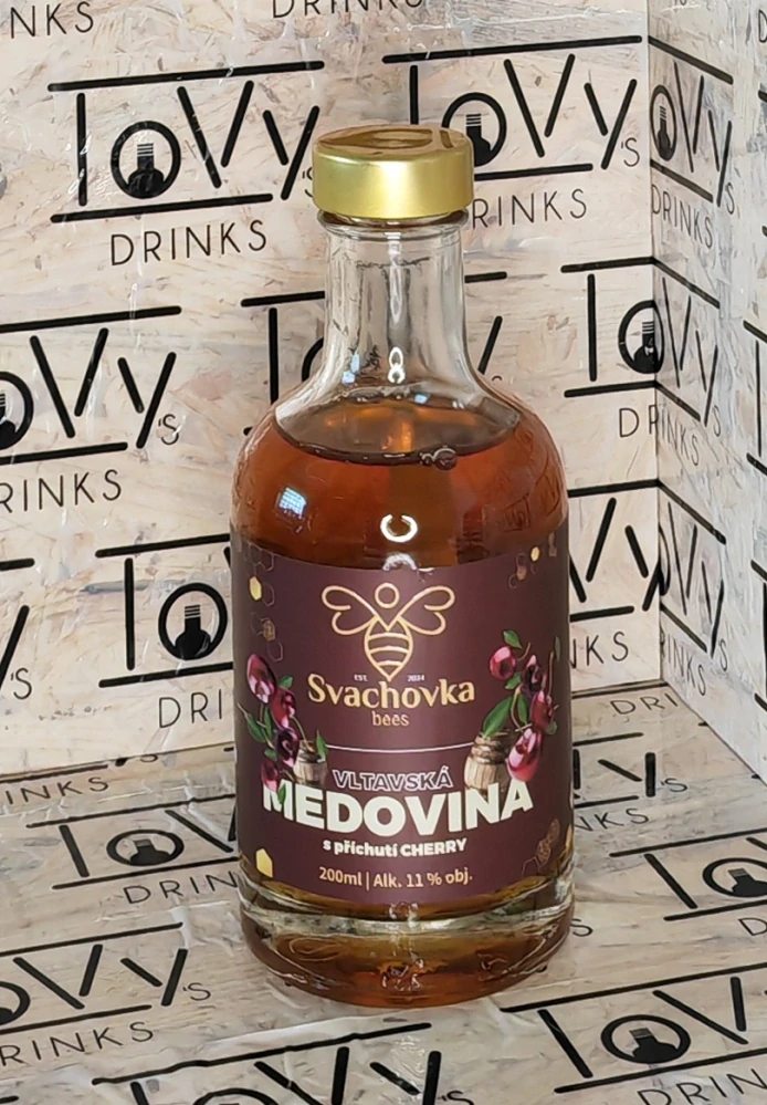 Sada 2x0,2l medovina a 1x500g med