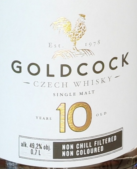 GoldCock 10 YO whisky 49,2% 0,7l